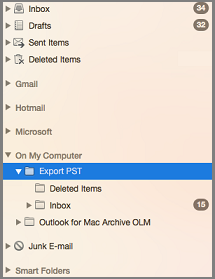 outlook for mac archive